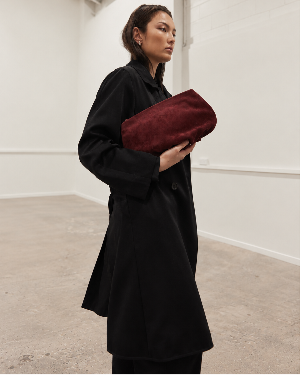 Cloud Clutch - Cherry