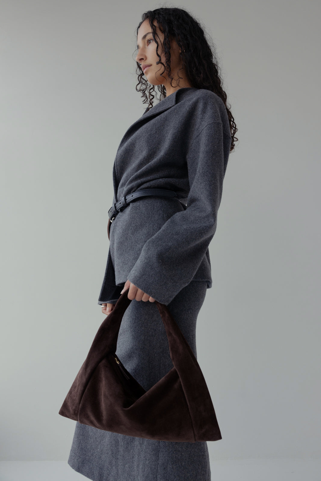 FLO Medium - Espresso Suede